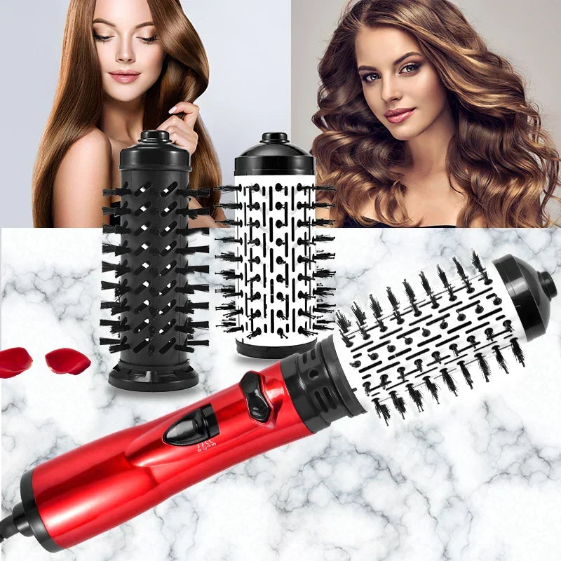 RevolveGlam Styler - 3-in-1 Hot Air Styling Brush