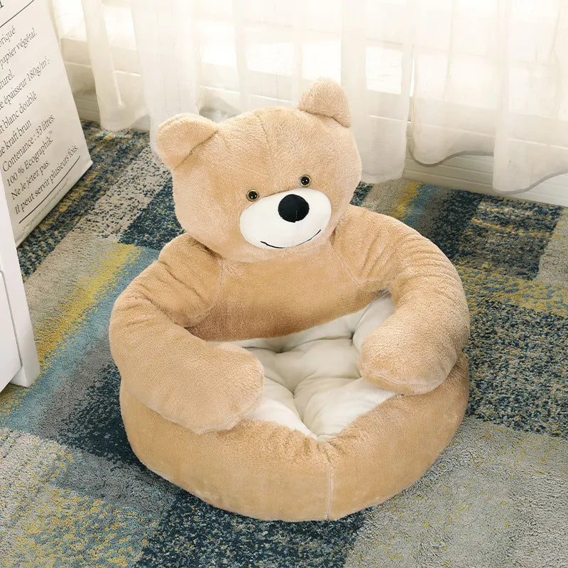 Samiya - Plush Cat Bed for Cozy, Comfortable Sleep
