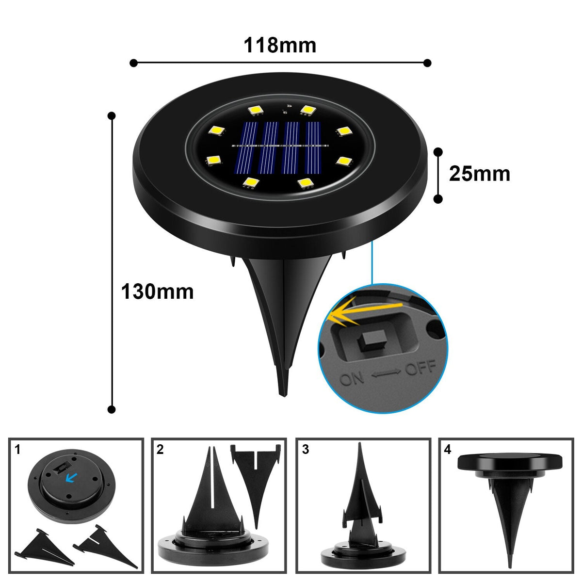 Kadenford - Waterproof Outdoor Garden Ambiance Lighting