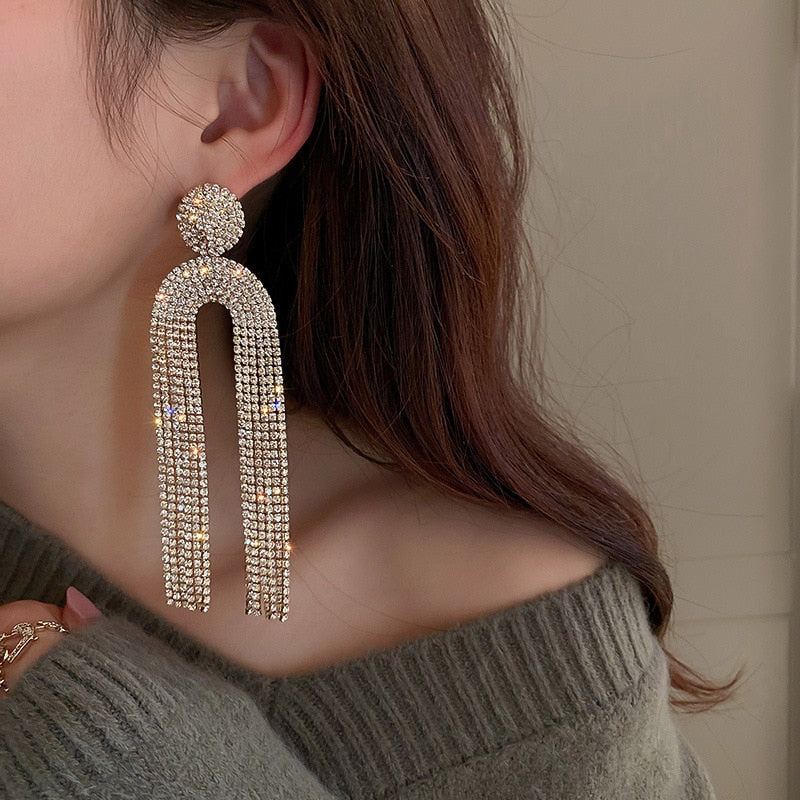 Statement Earrings - Elegant Stainless Steel Earrings for Special Occasions