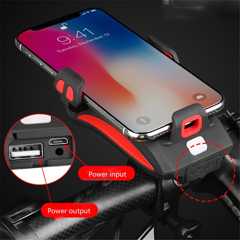 RideGuard - 4-in-1 Bike Phone Mount with Power Bank