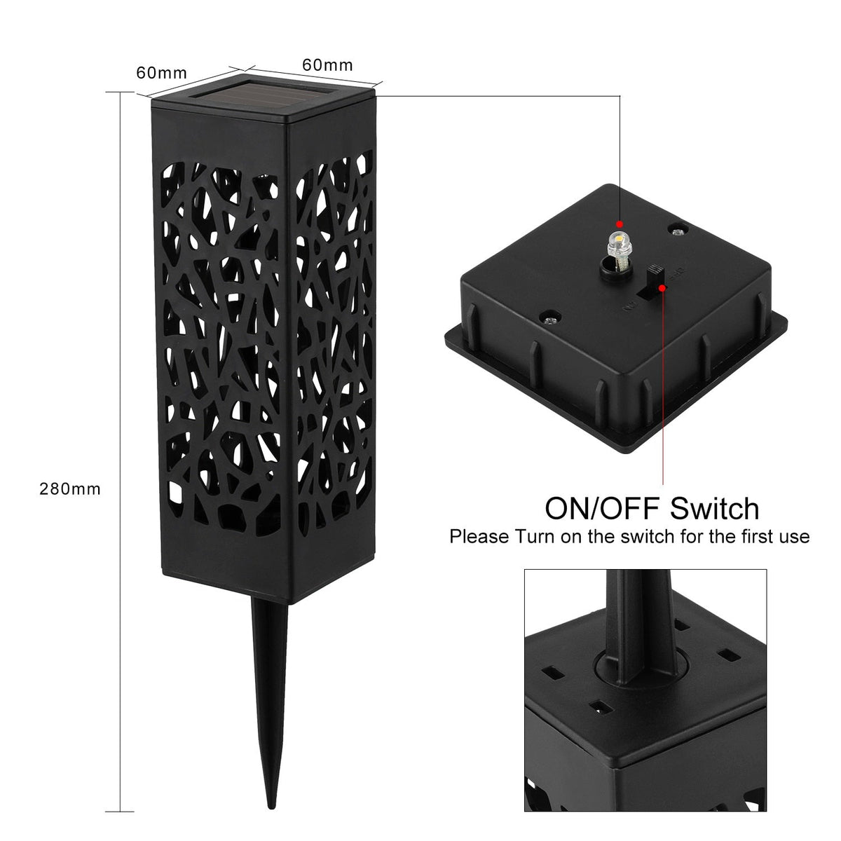 Savrick Cabin - Flickering Flame-Effect Torch Light