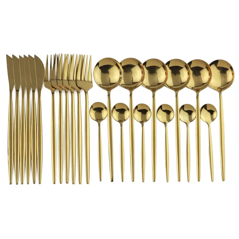 Foltrix - Elegant Dinner Cutlery Set