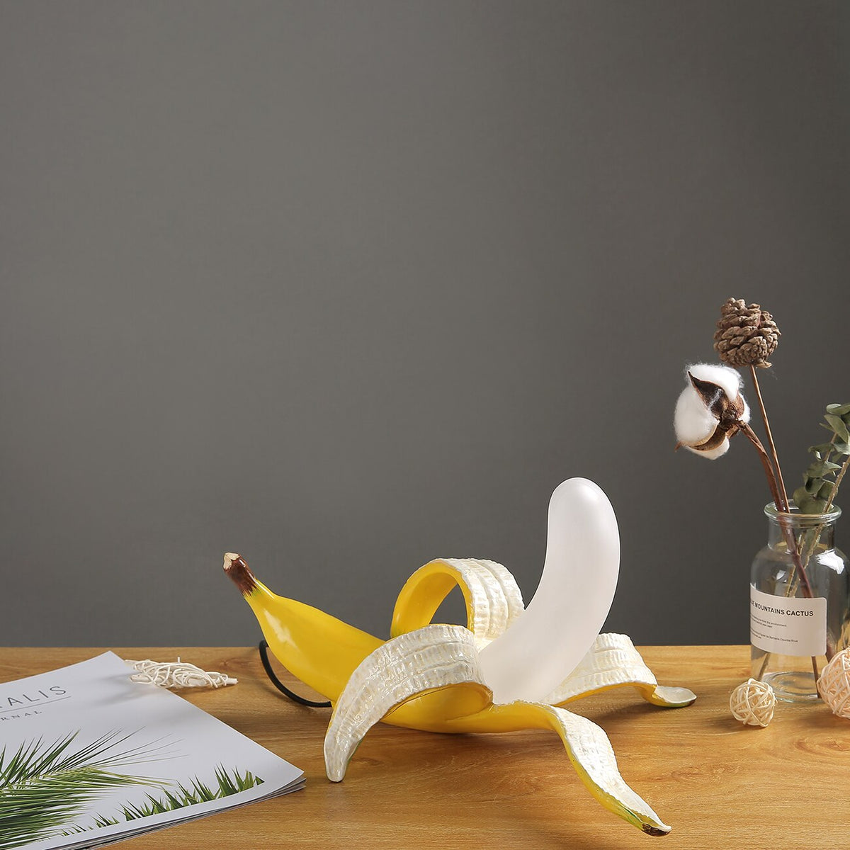 Banana Lights Table Lamp - Elegant Art Deco Accent Light