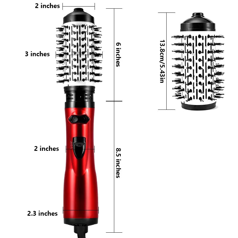 RevolveGlam Styler - 3-in-1 Hot Air Styling Brush