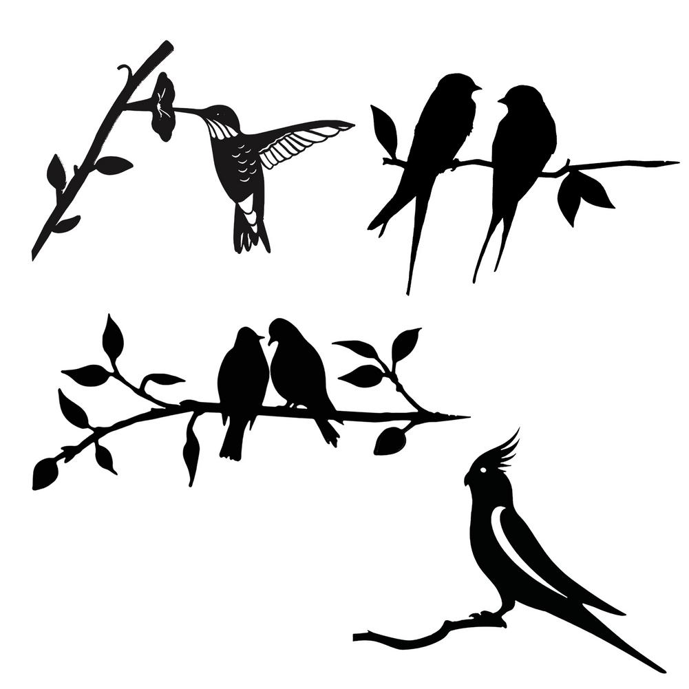 FeatherGlow Garden Art - Metal Bird Sculpture for Your Garden