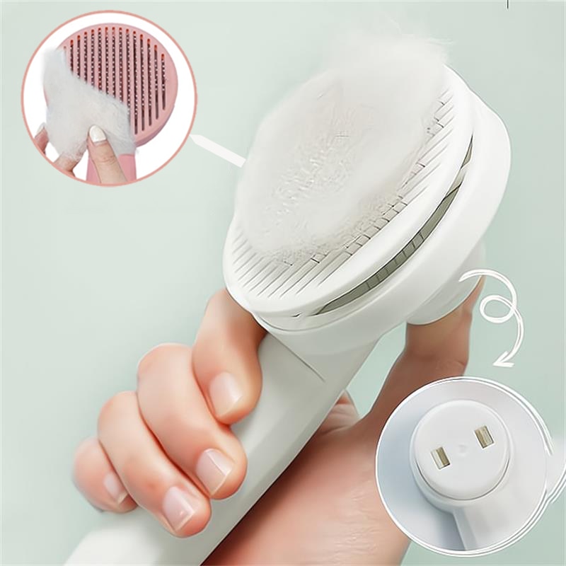 SelfClean - Self-Cleaning Cat Grooming Brush