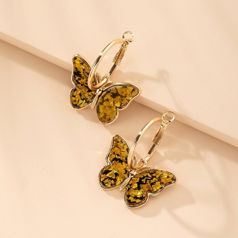 Lepidara - Elegant Butterfly Earrings