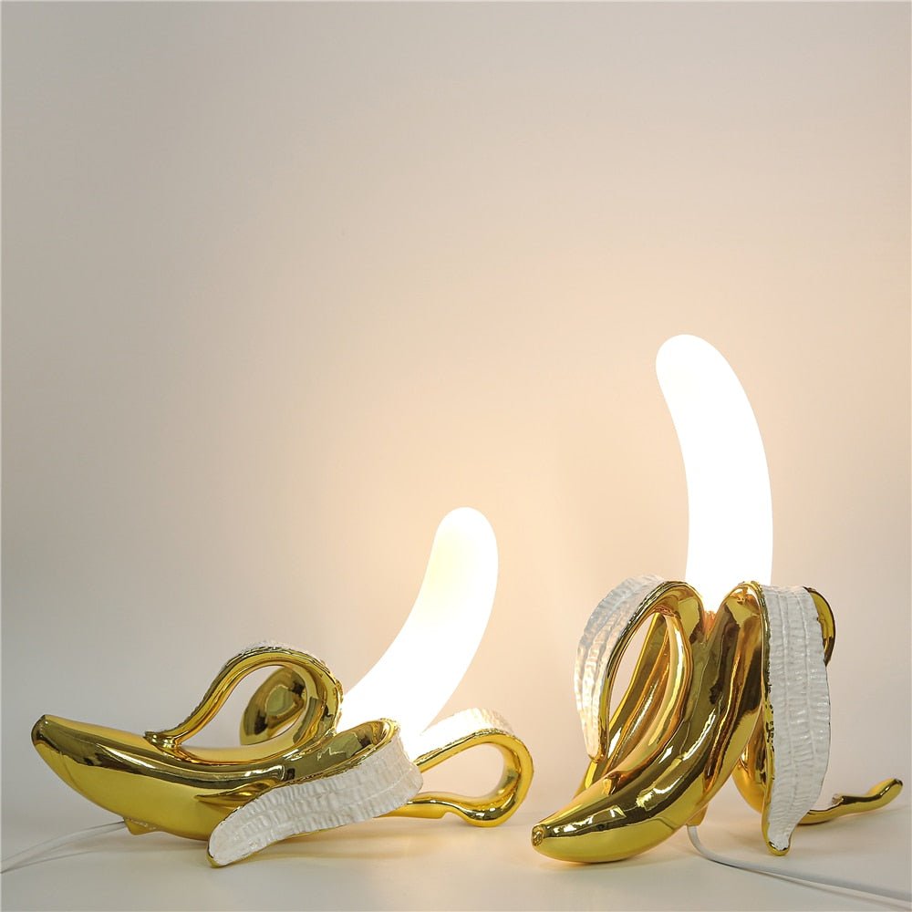 Banana Lights Table Lamp - Elegant Art Deco Accent Light