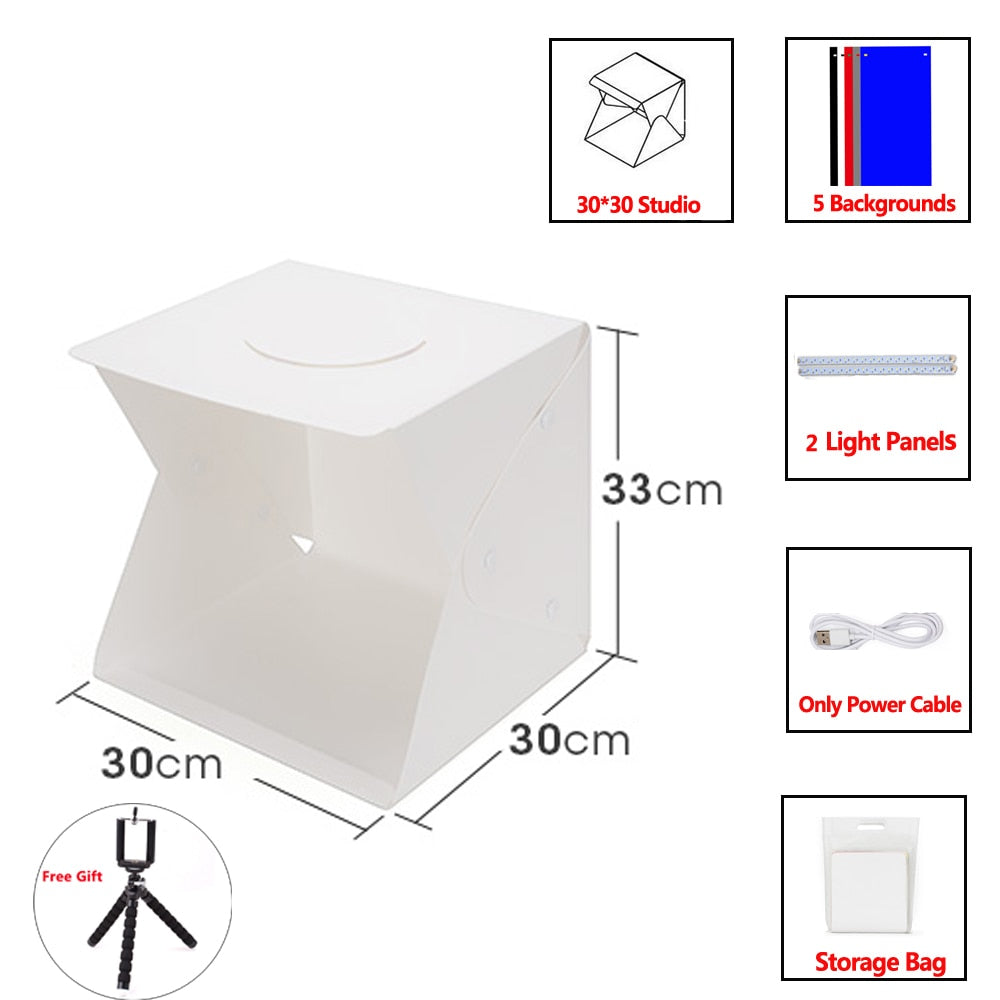 Dolterna - Foldable Mini Studio With Tripod