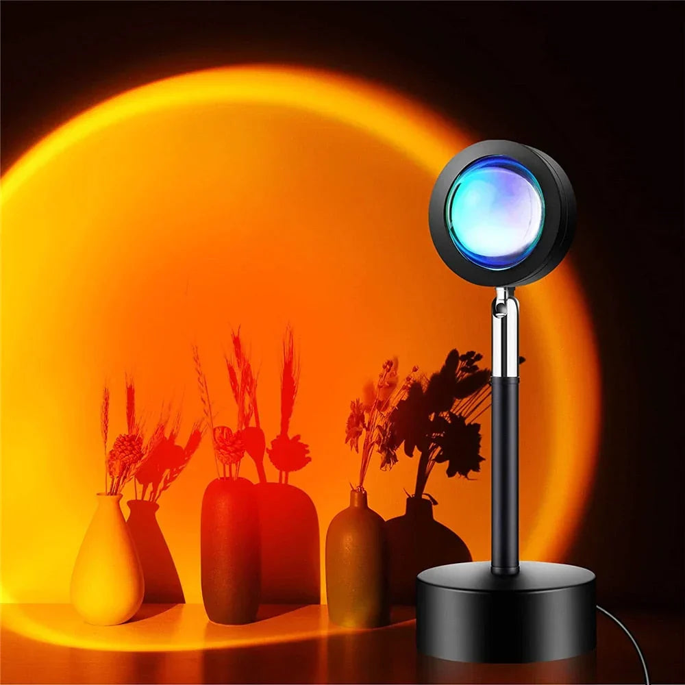 GlowSphere - Sunset Lamp with 4 Color Modes