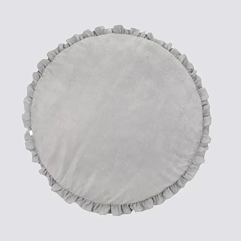 CozyCotton Round Mat - Soft Baby Play and Crawling Mat