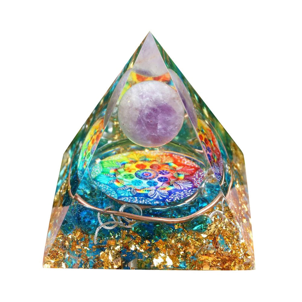 Energy Pyramid - Crystal Decor for Positive Energy & Calm