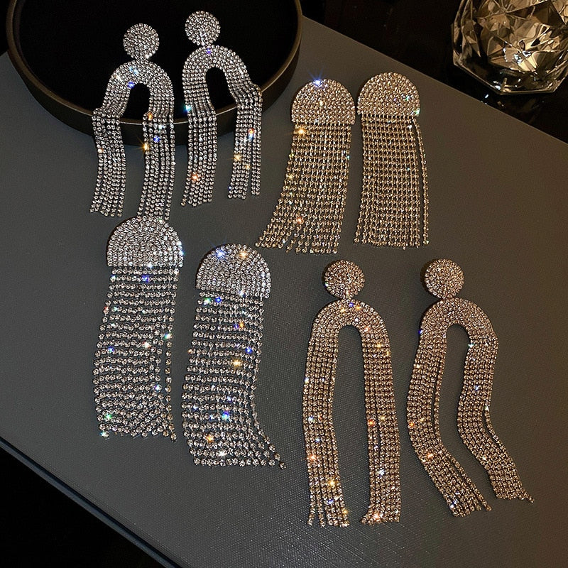 Statement Earrings - Elegant Stainless Steel Earrings for Special Occasions