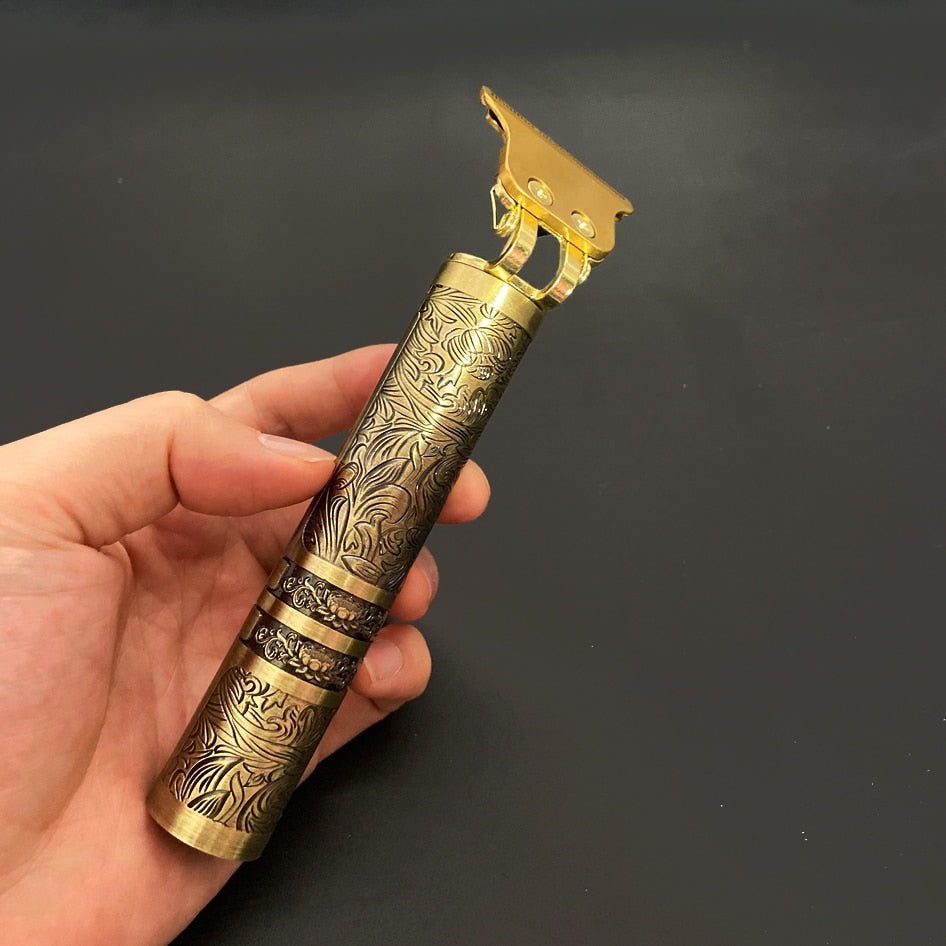 SkullTrim - Rechargeable Vintage Beard Trimmer with Attachments
