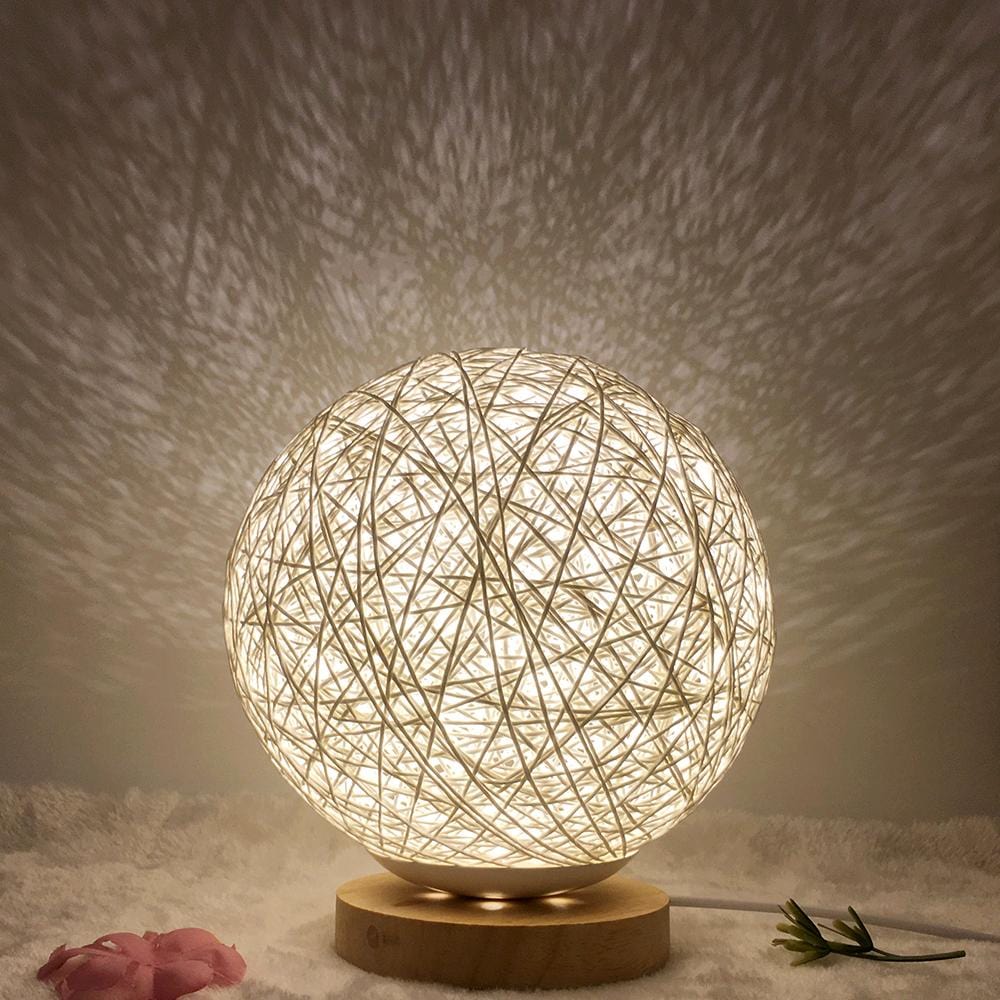 Industrial Luxe - Modern Wood Table Lamp