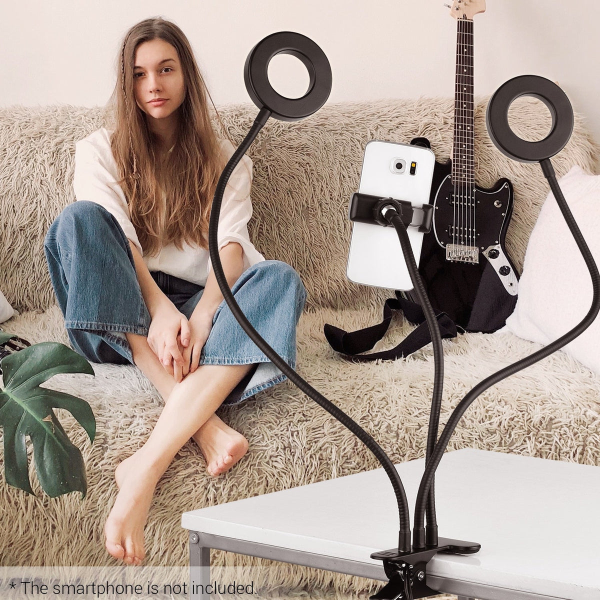 Corvi Vale - Adjustable LED Ring Light For Selfies