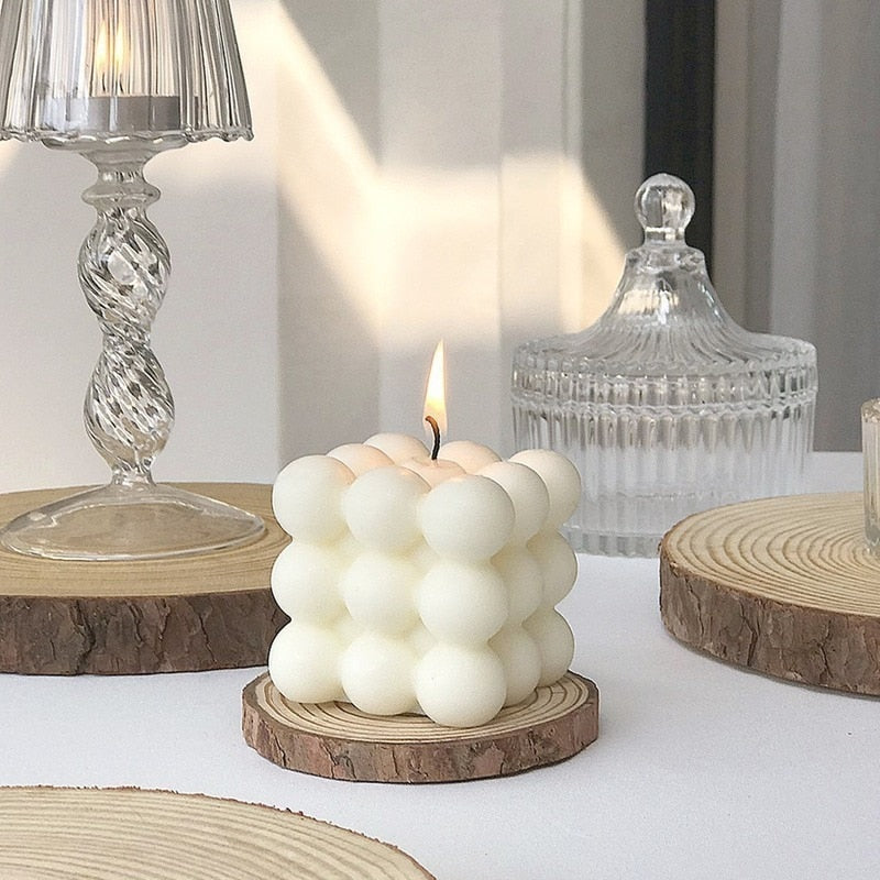 BubbleGlow Candle - A Stylish Candle for Your Living Space