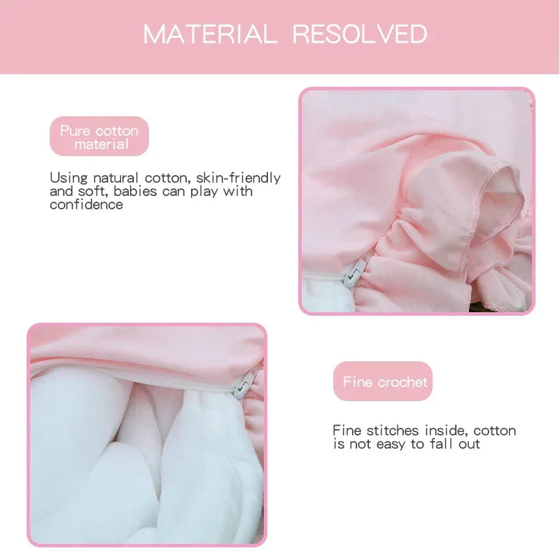 CozyCotton Round Mat - Soft Baby Play and Crawling Mat