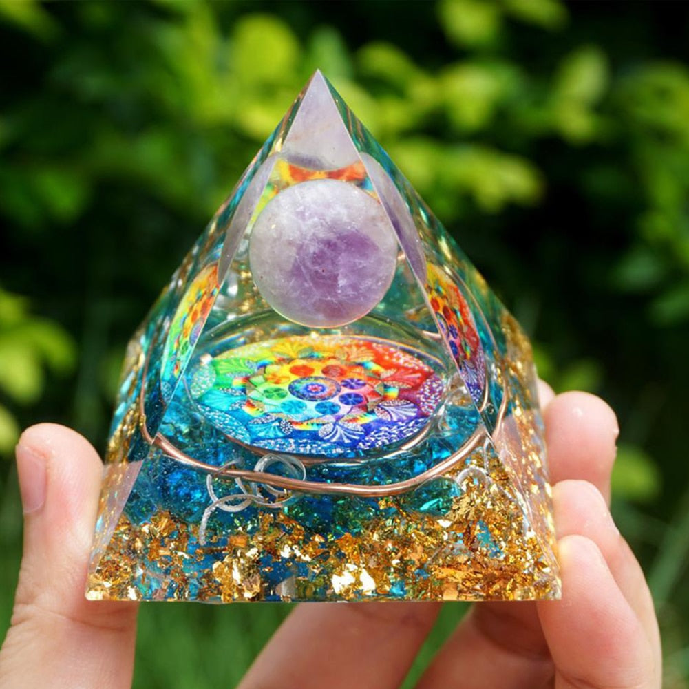Energy Pyramid - Crystal Decor for Positive Energy & Calm