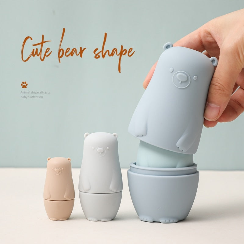 Nesting Dolls - Soft Silicone Stacking Toys for Baby