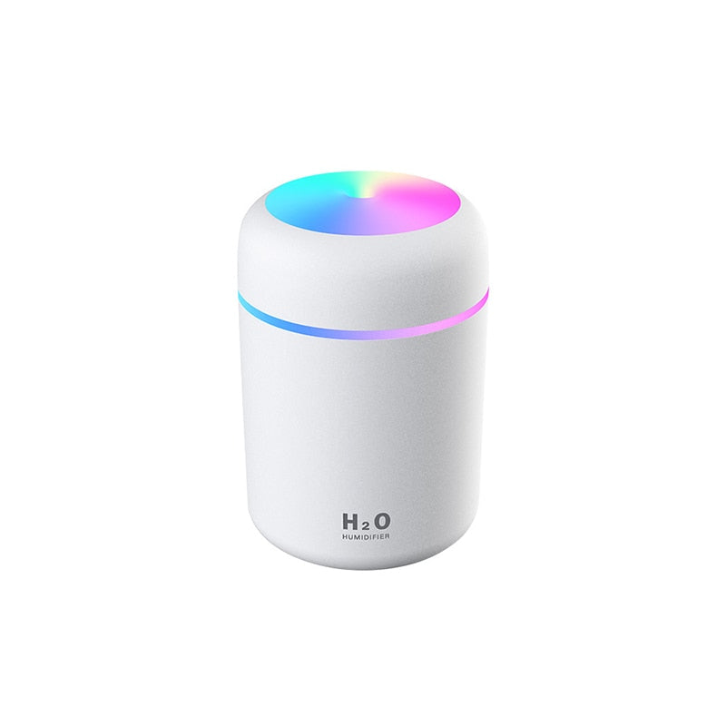 AquaMist Humidifier - Colorful 3-in-1 Diffuser & Night Light