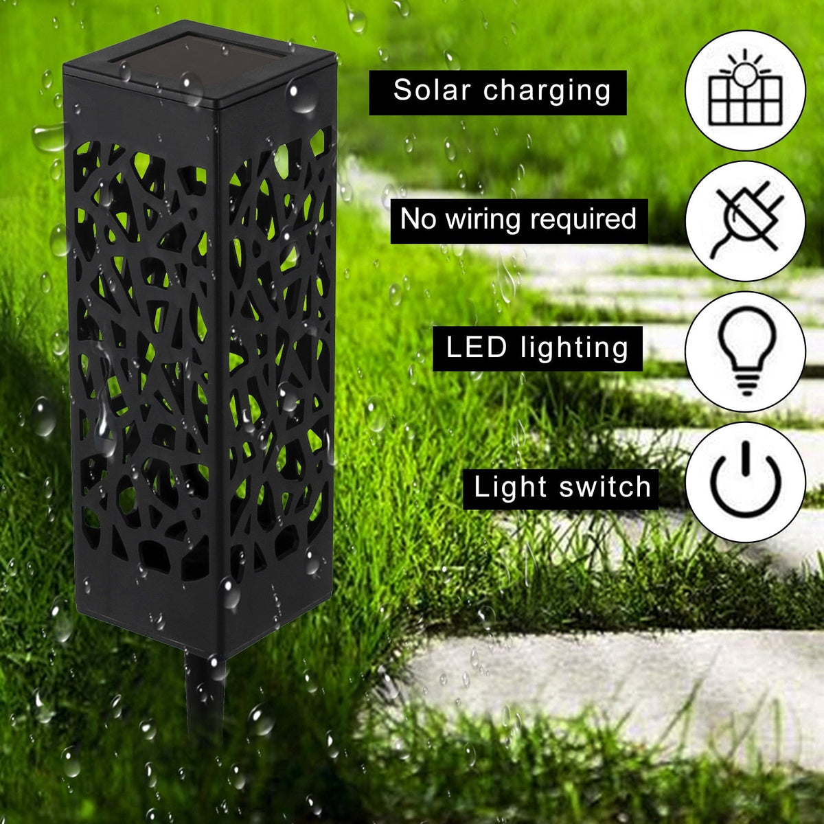 Savrick Cabin - Flickering Flame-Effect Torch Light