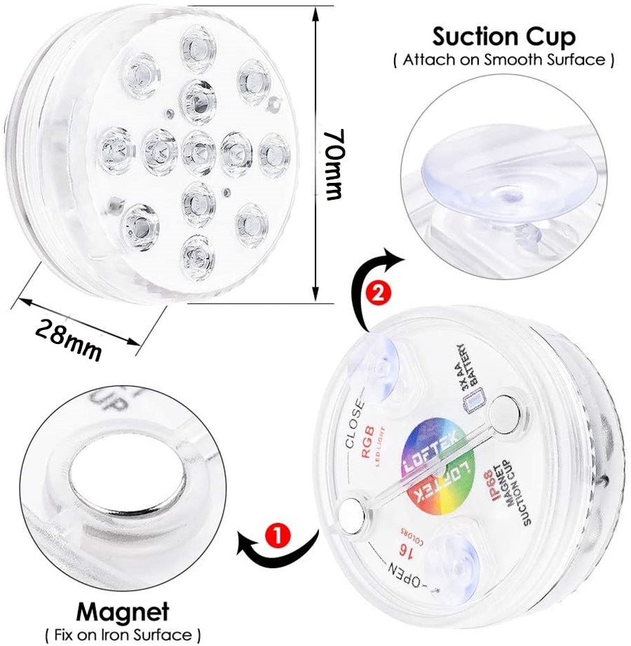 Nekavo - RGB Accent Light With Magnetic Mount