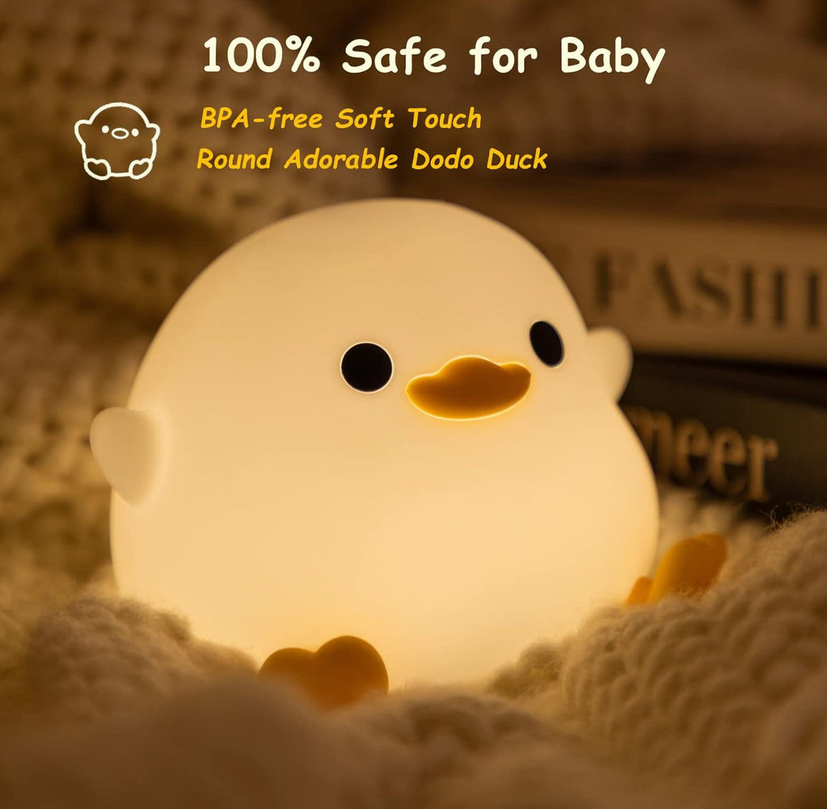 Mivosk - Automatic LED Duck Night Light