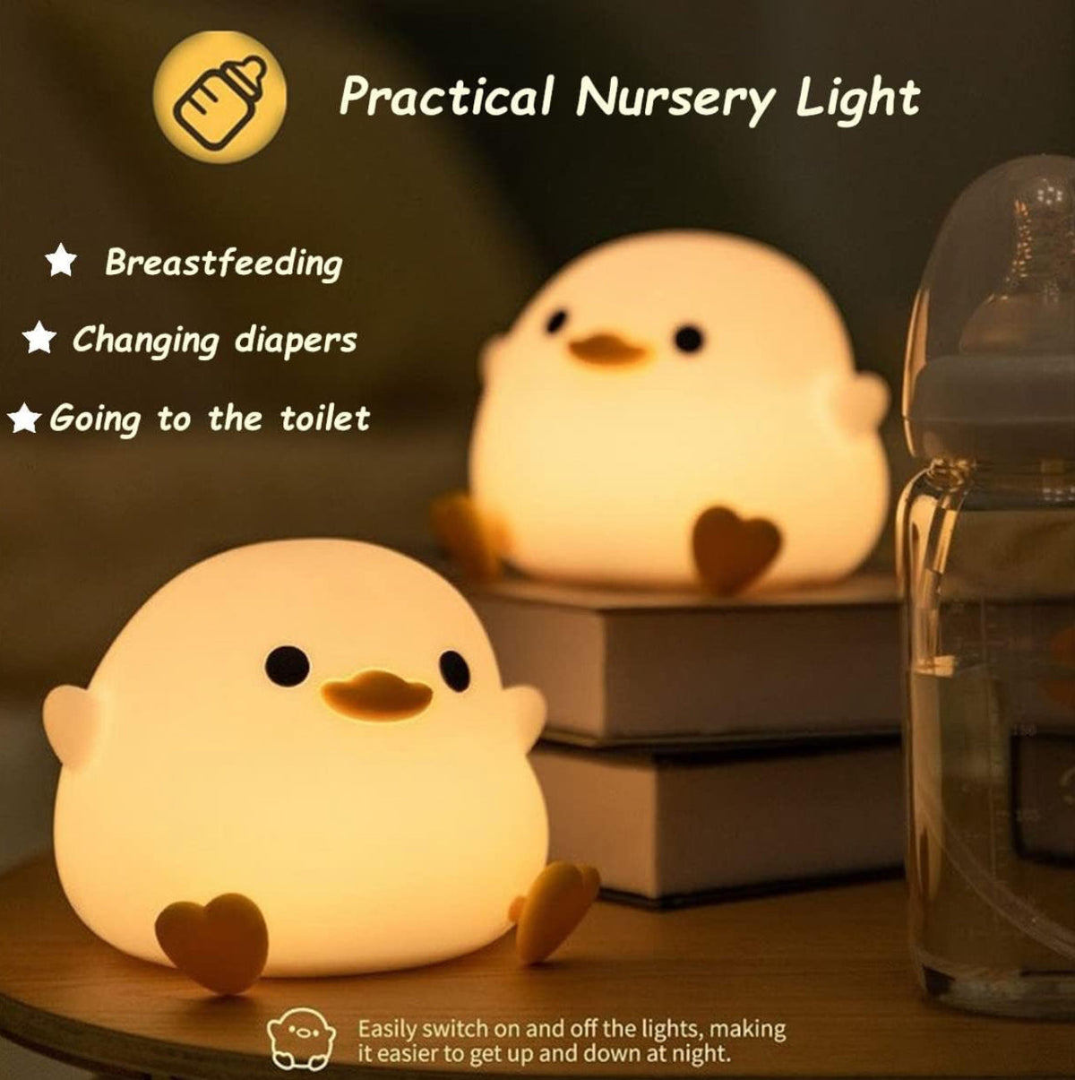 Mivosk - Automatic LED Duck Night Light