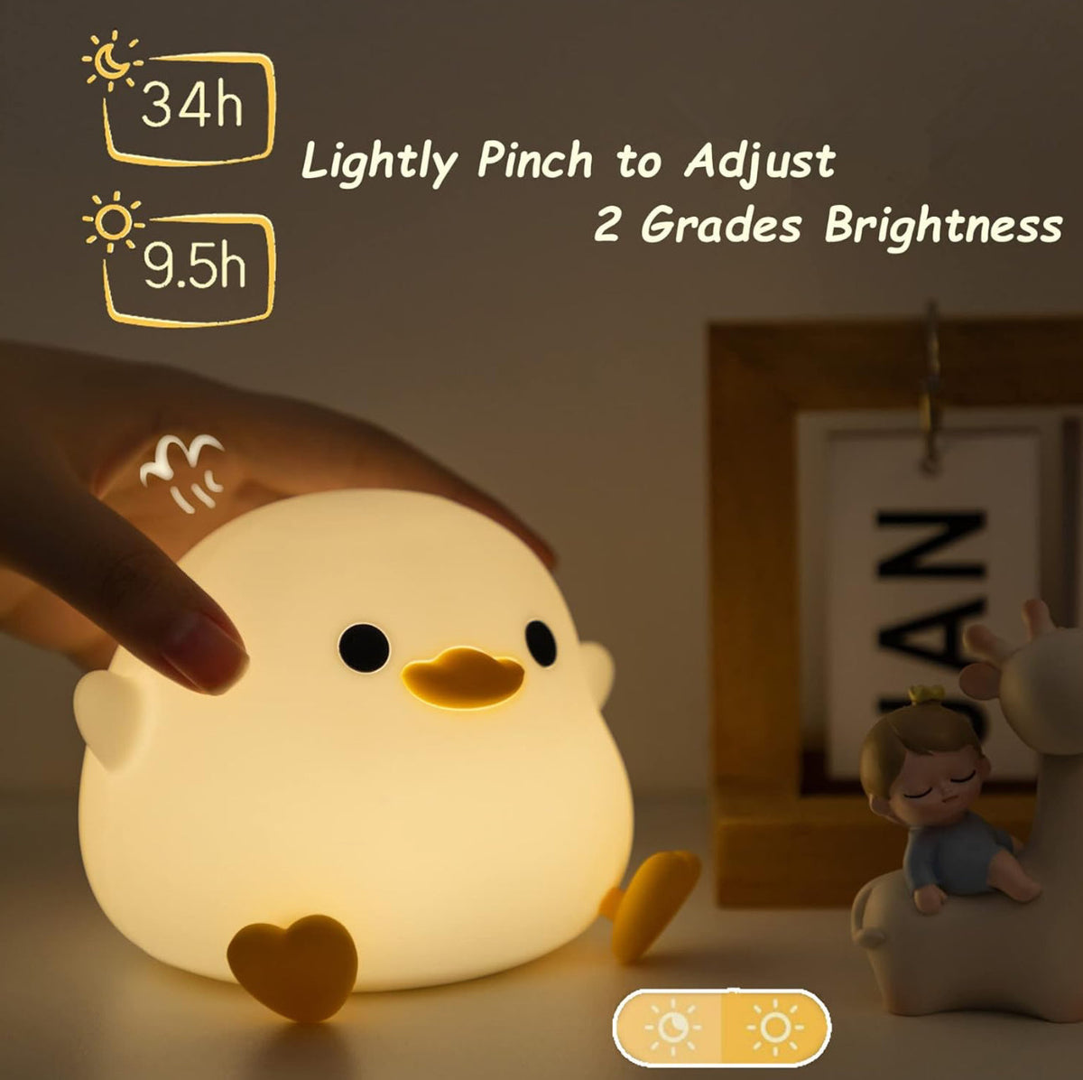 Mivosk - Automatic LED Duck Night Light