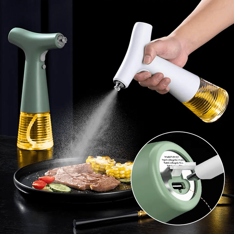 DuoSpray - 2-in-1 Oil Spray Bottle for Healthier Cooking