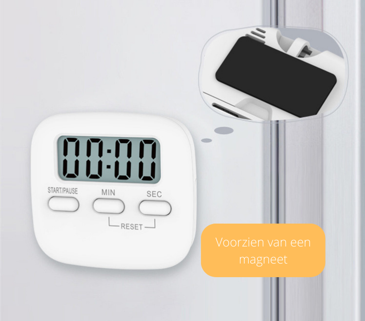 MagnoTimer - Digital Kitchen Timer with Magnetic Stand