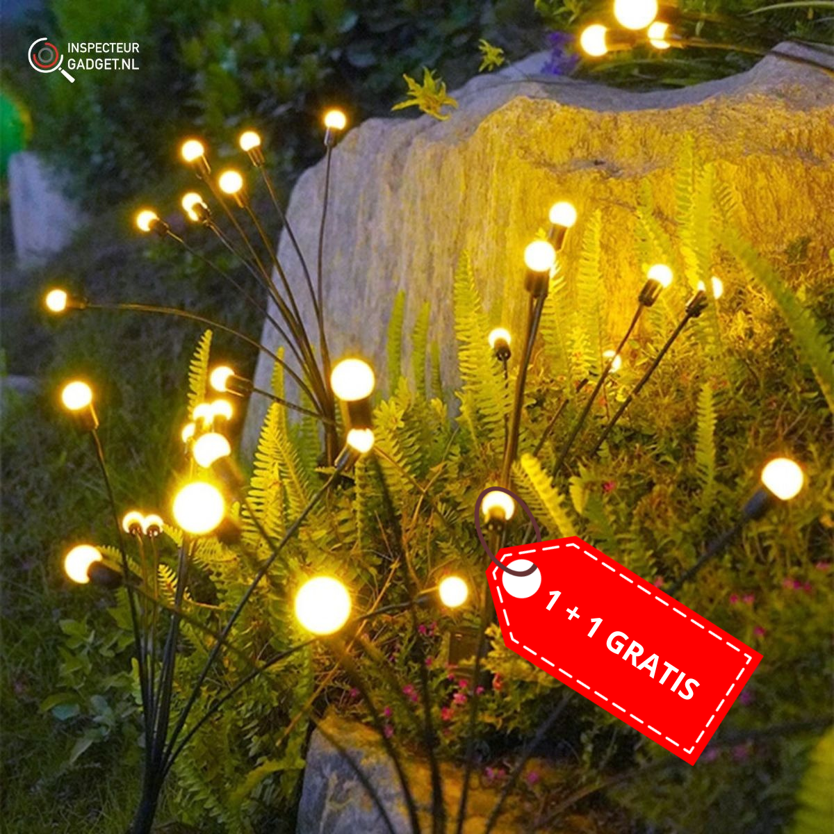 RedwoodPike - Solar-Powered Garden Stake Lights