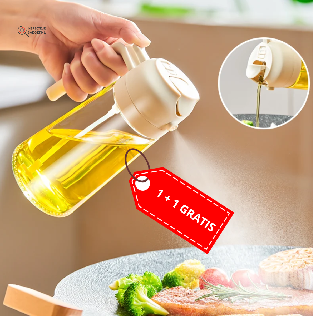 Gentavro - Sprayer For Precise Cooking Oil Control