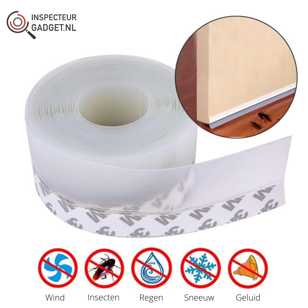 Barclough - Self-Adhesive Draft Stopper Weatherproofing Strip
