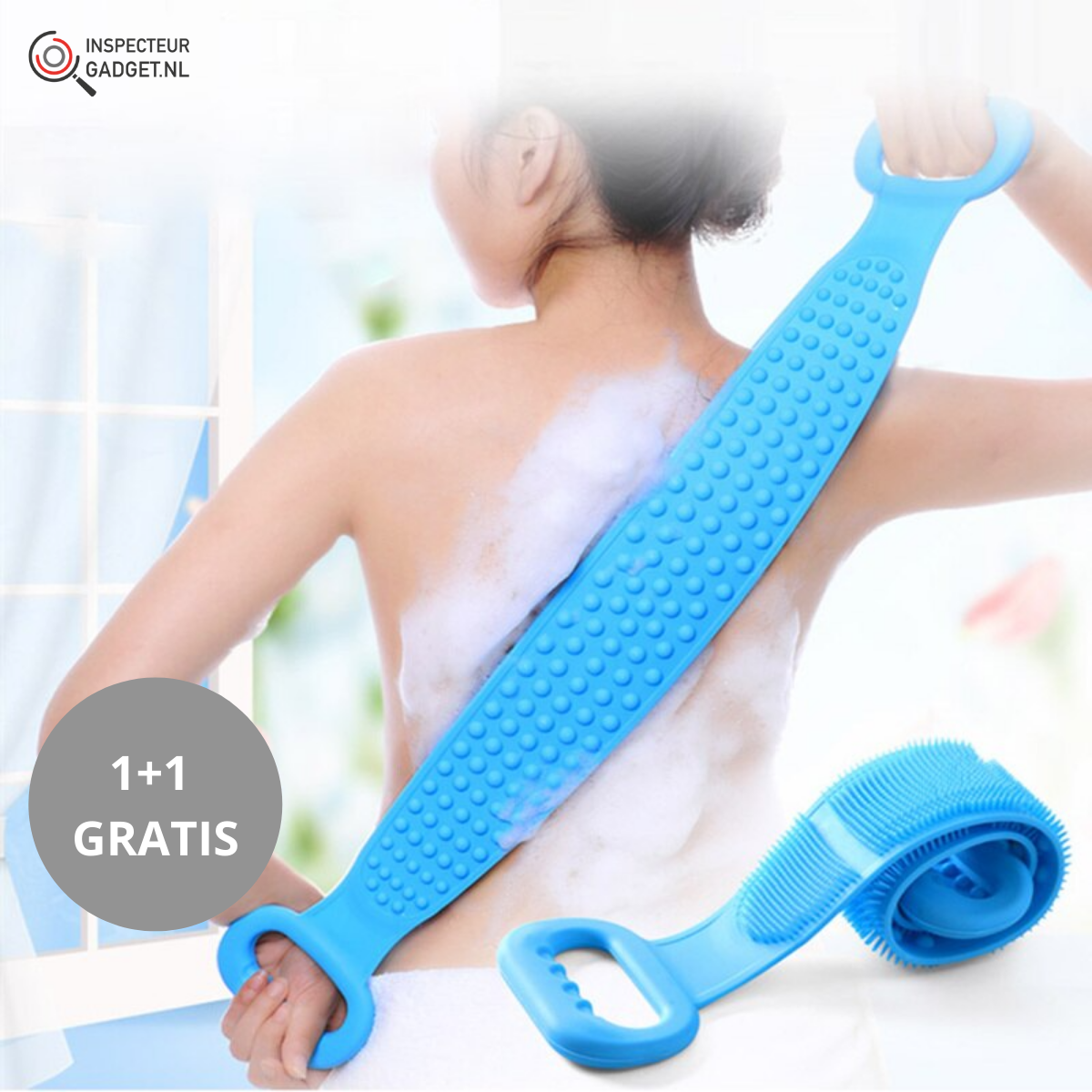 Midfen - Handheld Silicone Body Scrubber