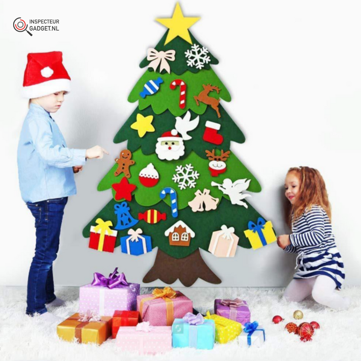 Slanbury Nook - Reusable Felt Ornament Tree Kit