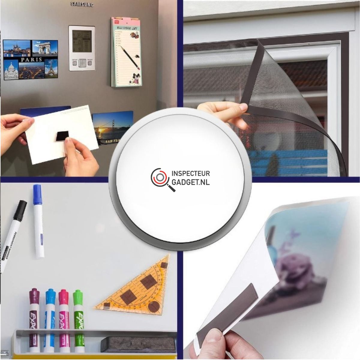 Nehzor - Double-Sided Reusable Magnetic Strip