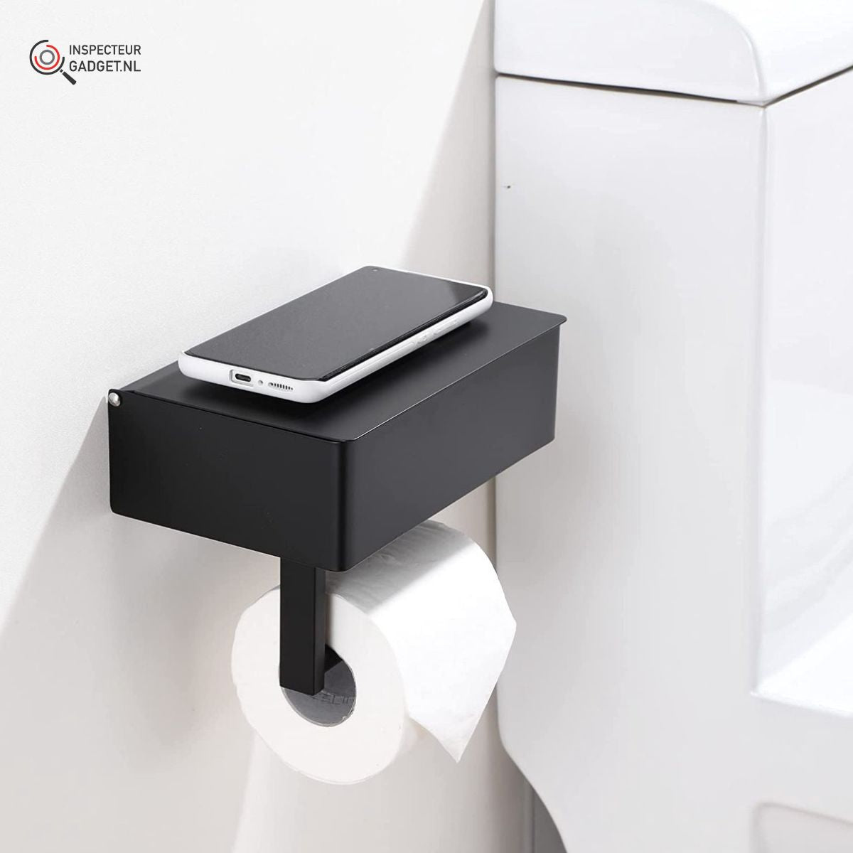 Gavendros - Multifunctional Steel Toilet Paper Holder
