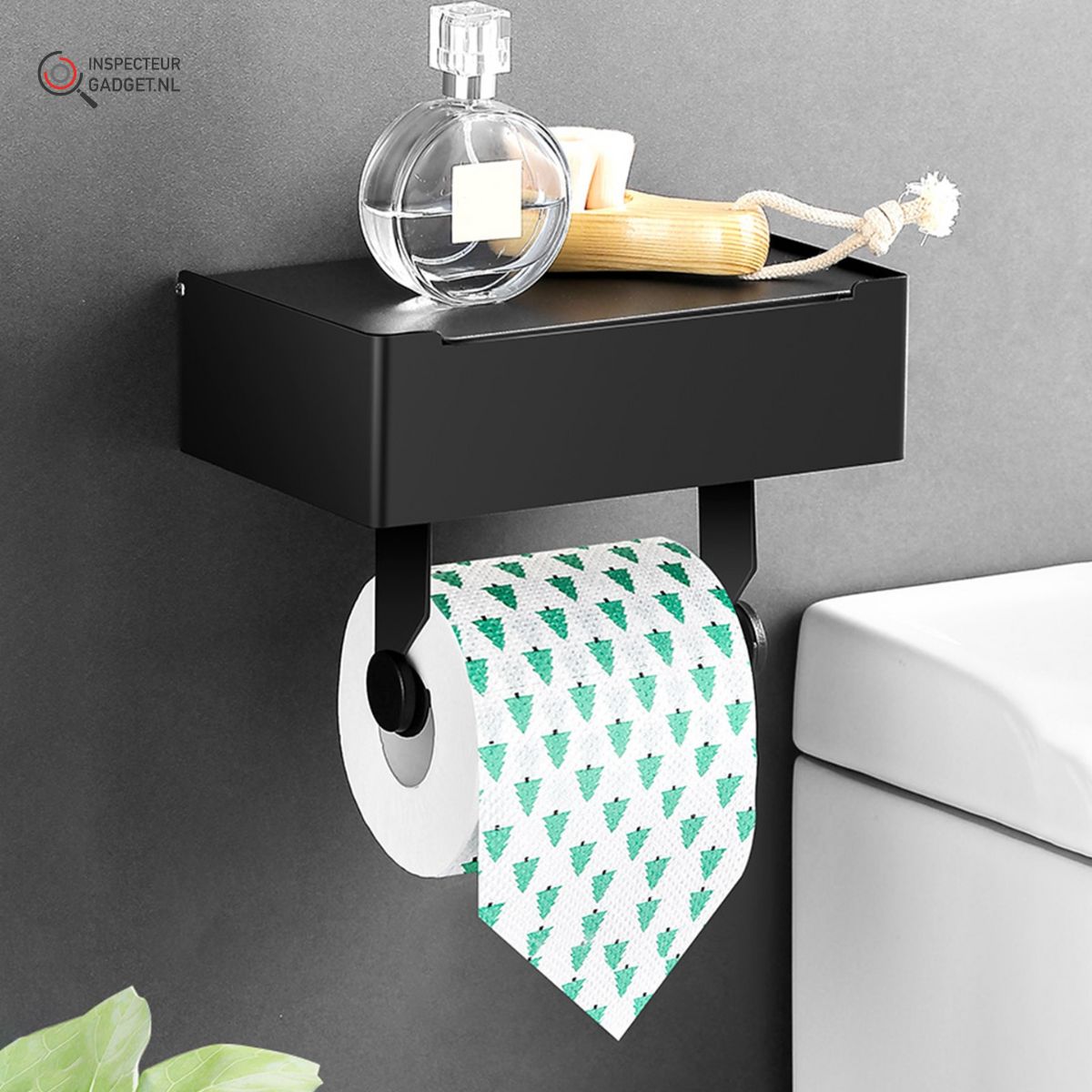 Gavendros - Multifunctional Steel Toilet Paper Holder