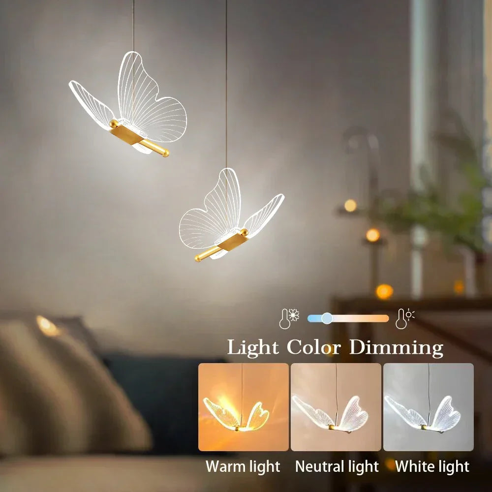 ButterGlow - Butterfly Pendant Lights for Modern Homes