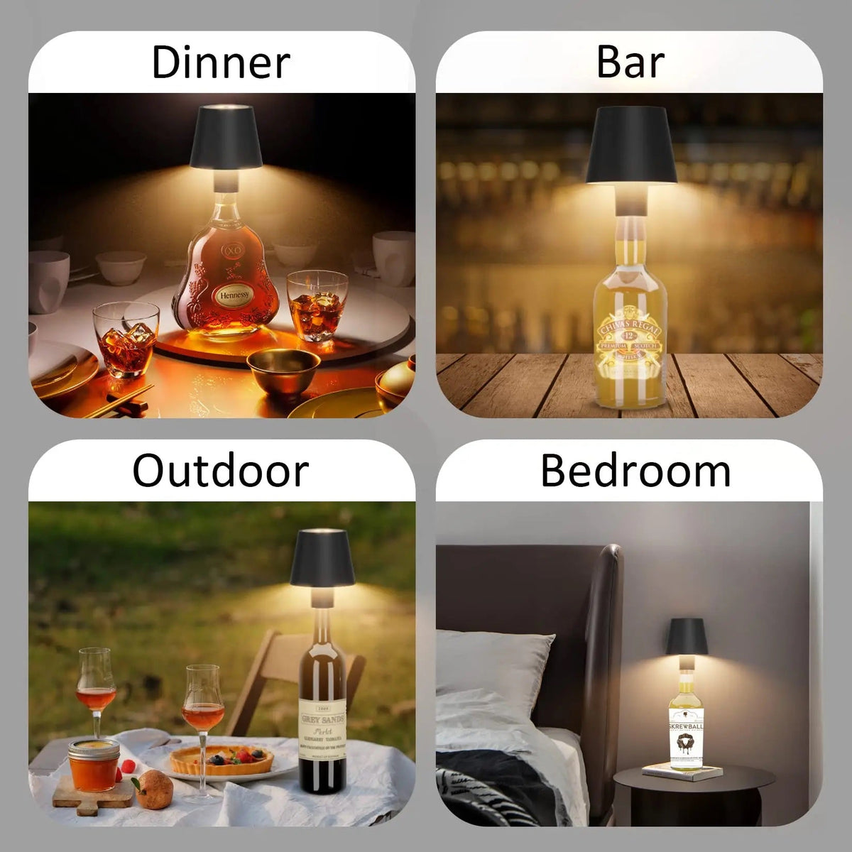 Bottlelight - Wireless Rechargeable Bottle Light