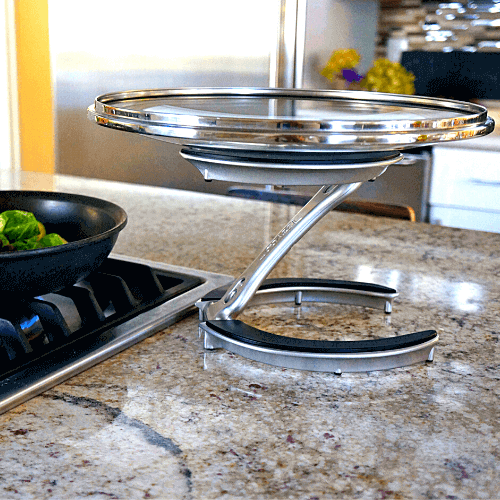 LidGrip Ease - Stylish Multifunctional Lid Holder and Trivet