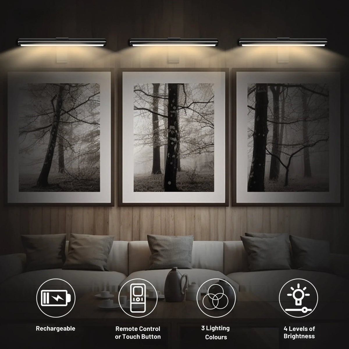 Grukanta - Cordless Rechargeable Wall Sconce