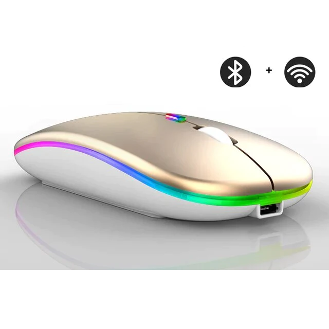 LuxeClick Mouse - Wireless Rechargeable Bluetooth Mouse
