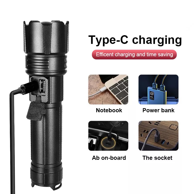 Efyrion - Rechargeable LED Flashlight for Outdoor Adventures