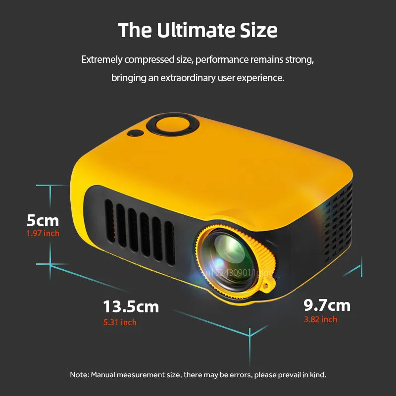 CinemaBeam - Portable Mini Projector for Movie Night