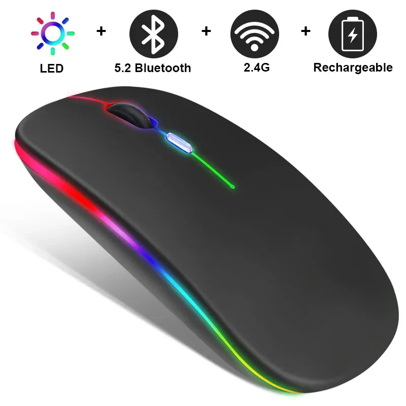 LuxeClick Mouse - Wireless Rechargeable Bluetooth Mouse
