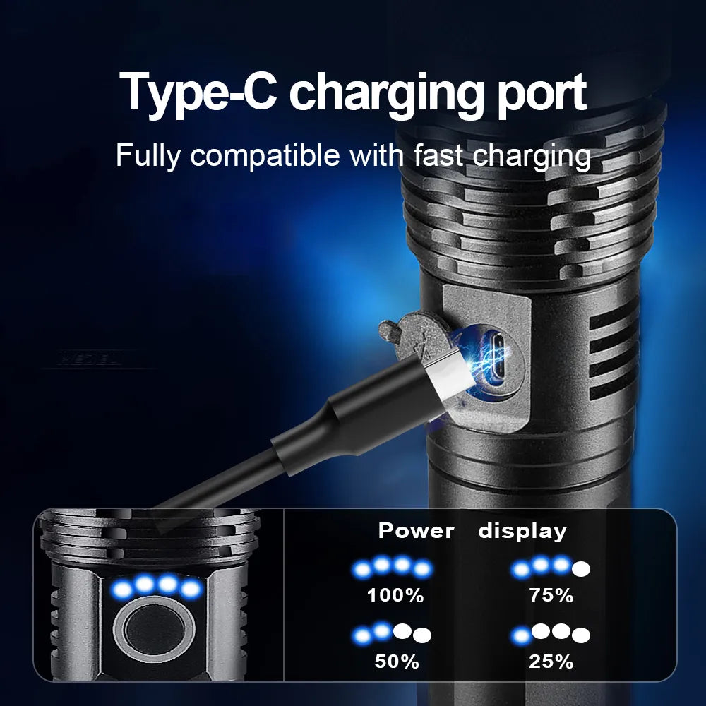 Efyrion - Rechargeable LED Flashlight for Outdoor Adventures